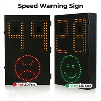Panneau de signalisation routière à radar de vitesse personnalisable en aluminium, étanche IP54, alimenté par énergie solaire, avec LED, pour la sécurité routière