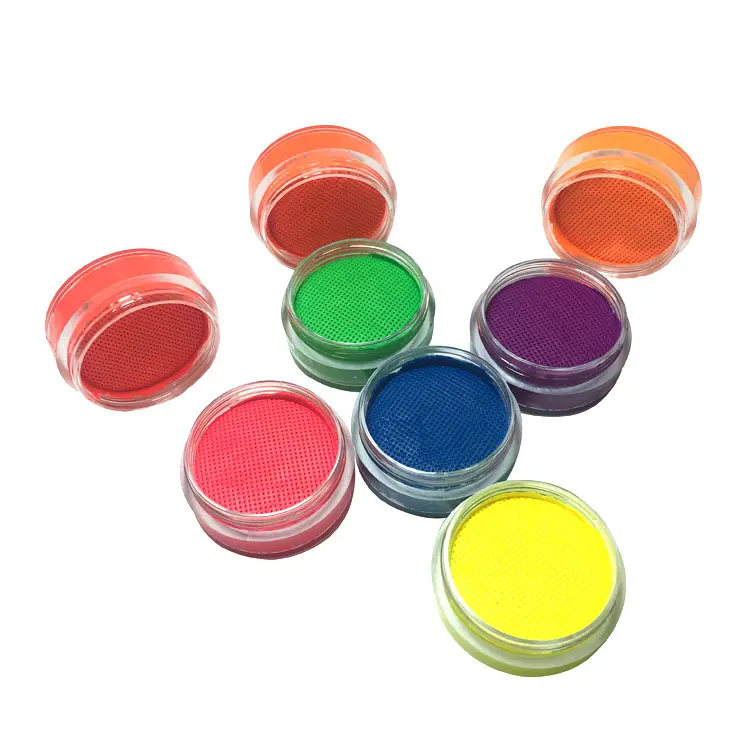 Uv Paint Makeup Wholesale Water Based Face And Body Paint 10g UV Neon Pastel Florescent Painting For Party Festival Makeup