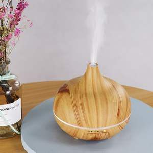 เครื่องกระจายกลิ่นหอมลายไม้หัวหอม 150 มล. เครื่องเพิ่มความชื้นในอากาศพร้อมตัวตั้งเวลาสำหรับใช้ในบ้านและสำนักงาน - Product Image 1