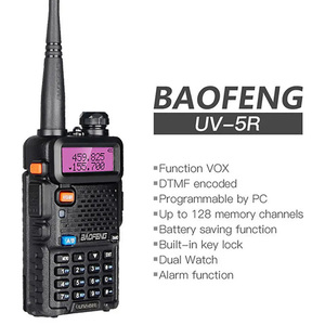 วิทยุสื่อสารแบบมือถือ Baofeng UV-5R Uv5r UV 5R กำลังส่ง 5 วัตต์ วิทยุ VHF ระยะไกล คู่ย่านความถี่ - Product Image 5