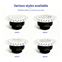 Diffuseur d'air compact sans cadre en acier inoxydable et alliage d'aluminium pour ventilation CVC
