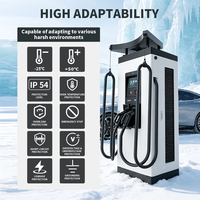 Station de recharge rapide pour véhicules électriques Electway New 120-240KW DC avec POS