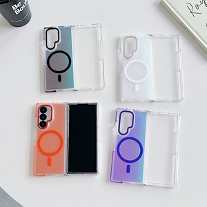 Custodia per telefono Z Fold 6 Gradiente Colorato Resistente per Samsung <span class=keywords><strong>Galaxy</strong></span> Z Fold <span class=keywords><strong>7</strong></span> con Ricarica Wireless Magnetica e Copertura Smerigliata Traslucida - Product Image 5