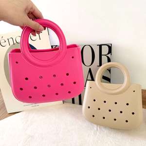 Summer EVA Holes <b>Bags</b> Series Multi Functional Handbags Waterproof <b>Beach</b> <b>Bags</b> for Girls - Product Image 2