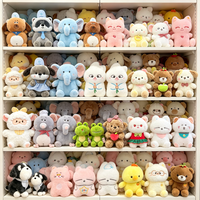 Vente en gros usine de mini jouets en peluche mignons, animaux en peluche lapin, jouets en peluche anime, 8 pouces (20-25 cm), pour machine à griffes