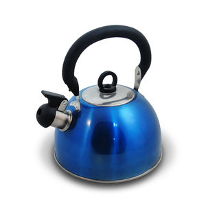 Hervidor silbante <span class=keywords><strong>de</strong></span> lujo <span class=keywords><strong>de</strong></span> acero inoxidable con mango <span class=keywords><strong>de</strong></span> baquelita y material metálico - Product Image 2