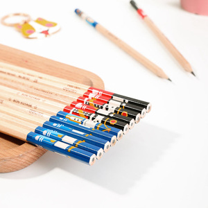 Deli Triangular Pencils Hb Grade For Kids School Use With Sublimation Printing Blue Color - Product Image 4