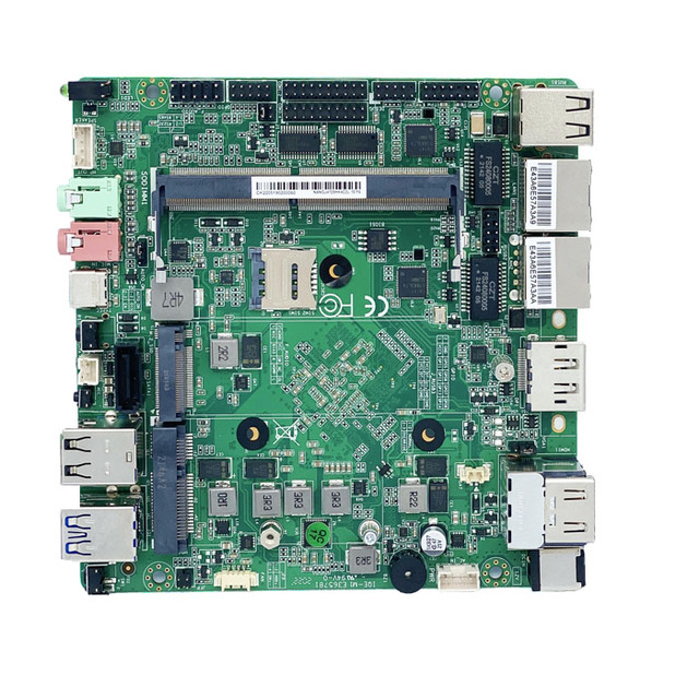 Intel Gemini Lake J4125 Fanless 120mm*120mm Mainboard Realtek 8111H Network Card 2Lan Embedded Mini Nano Itx Motherboard