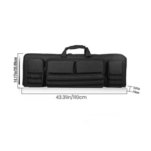 Kinghardcase - Bolsa <span class=keywords><strong>de</strong></span> Nailon 1000D con 4 Métodos <span class=keywords><strong>de</strong></span> Transporte, Bolsa Doble para Rifles, Estuche Blando para <span class=keywords><strong>Armas</strong></span> Largas con Sistema MOLLE - Product Image 2