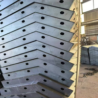Panneau de coffrage en acier Q235B OEM 1500x300mm réutilisable pour murs et dalles en béton pour la construction industrielle à grande échelle