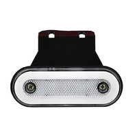 Feux latéraux guidés LED 24V Feux latéraux de camion ovales Feux arrière