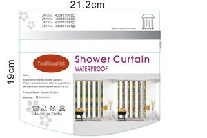 Cortina de Ducha en Oferta con Diseño Tradicional Etíope Saba y Telet - Product Image 4