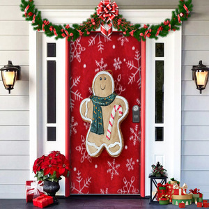 Decoración navideña para el marco de la puerta, telón de fondo navideño, decoración colgante para la puerta, decoración para fiestas de Año Nuevo, tapiz para el marco de la puerta - Product Image 3
