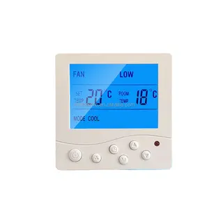 Wholesale Factory Direct Air Conditioning Temp Controller Fan Coil LCD Touch Screen Room Smart thermostat