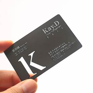 Nuevo Producto: Tarjeta de Presentación Metálica de 0.8 mm, Negro Mate - Product Image 5