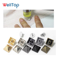22.316 WELLTOP Nouveaux accessoires de mobilier, rivets décoratifs carrés en laiton antique, clous de rembourrage métalliques pour canapé