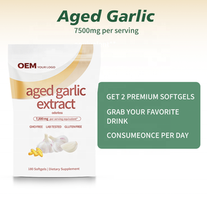 Extrait d'ail vieilli inodore haute puissance OEM 7500mg en gélules molles - Complément alimentaire pour la santé cardiaque et le soutien du cholestérol avec Allicine - Product Image 3