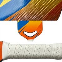 Premium T700 T800 Carbonfaser Rahmenloses Pickleball-Paddel Leichtgewichtig Langlebig Tragbar 16mm mit PP-Wabenkern
