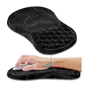 <span class=keywords><strong>Ergonomic</strong></span> chuột Pad với cổ tay phần còn lại hỗ trợ bộ nhớ bọt dốc massage phình địa hình đường viền cổ phiếu với Vận chuyển nhanh - Product Image 1