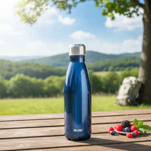 A doppia parete, senza BPA, acciaio inossidabile 18/10, 500 ml, blu (Ibili 758450 B) - Product Image 3
