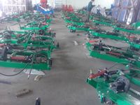 Ventes d'usine tracteur de haute qualité assorti rotatif 4 disques roue de doigt pelouse faucille barre tondeuse avec râteau tondeuse agricole