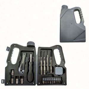 Ensemble d'outils personnalisé JERRYCAN - NOIR, portable et durable avec des outils multifonctions pour cadeau promotionnel - Product Image 4