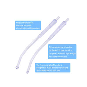 <span class=keywords><strong>Set</strong></span> di Tubi di Aspirazione <span class=keywords><strong>Yankauer</strong></span> per Uso Medico, Tubo di Collegamento con Impugnatura in PVC - Product Image 3