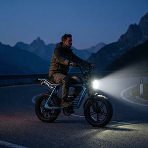 Bicicleta Eléctrica de Montaña con Llantas Anchas para Subir Colinas, con Transmisión de 7 Velocidades, Modelo Switchback Cruiser para Aventuras en Caminos de Montaña - Product Image 3