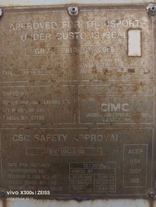 Contenedor Seco CIMC 45R1 67.9 CU.M. Cuidado Extremo, 9'6" de Altura - Product Image 5