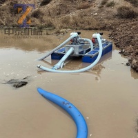 Pompe à engrenages électrique portable pour séparateur de flottation mini, siphon de bateau, rivières peu profondes, ruisseaux, et applications industrielles de construction