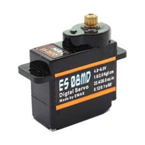 Servomoteur numérique métallique ES08MDII 13g étanche avec engrenages, utilisé pour les accessoires de voiture RC, <span class=keywords><strong>hélicoptère</strong></span>, bateau, <span class=keywords><strong>avion</strong></span> - Product Image 4
