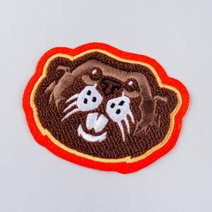 【人気商品】衣類用 特大 カスタムロゴ タオル刺繍 シェニール織 クマ 動物ワッペン アイロン接着 ヒートプレス カスタムシェニールワッペン - Product Image 5