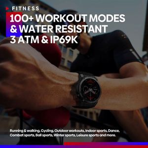 Reloj Inteligente con Pantalla AMOLED de 1.43'' Siempre Encendida, Monitor de Frecuencia Cardíaca y Oxígeno en Sangre, Llamadas por Bluetooth, Zeblaze Vibe <span class=keywords><strong>7</strong></span> <span class=keywords><strong>Pro</strong></span> - Product Image 4