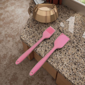 Ensemble d'ustensiles de cuisson en silicone écologiques résistants à la chaleur Hongxuan <span class=keywords><strong>HOHE</strong></span> en 2 pièces pour la cuisine à domicile, comprenant une spatule et un pinceau - Product Image 5