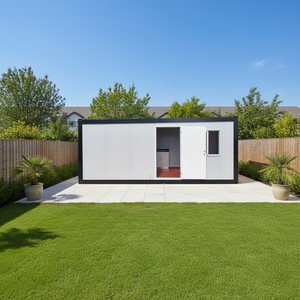 Casa Prefabricada Nanny Flat para Jardín, Construcción Ligera para Familias, Fabricada en China, Resistente al Viento, ADU para Habitación <span class=keywords><strong>de</strong></span> Huéspedes - Product Image 1
