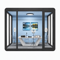 Cabine insonorisée portable pour diffusion en direct, studio acoustique, salle silencieuse, espace de travail privé Sinjoyin