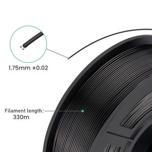 Filament PLA 1,75 mm Sparky/Purpurine Violet <span class=keywords><strong>ERYONE</strong></span>, filament PLA personnalisable pour imprimante 3D et stylo 3D, 1 kg, 1 bobine - Product Image 6