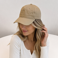 Gorras de Béisbol de Lujo de 6 Paneles, Negras, de Algodón, sin Estructura, Lisas, con Logotipo Bordado Personalizado para Hombre y Mujer