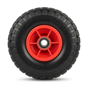 <span class=keywords><strong>Roue</strong></span> de <span class=keywords><strong>brouette</strong></span> en plastique ou en métal de 10 pouces 4.10/3.50-4, <span class=keywords><strong>roue</strong></span> en alliage <span class=keywords><strong>pour</strong></span> kit de conversion de <span class=keywords><strong>brouette</strong></span> électrique <span class=keywords><strong>motorisée</strong></span>, usage intensif - Product Image 1