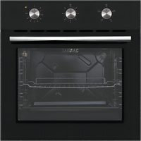 Four Électrique Encastrable Grande Capacité, Appareil de Barbecue, Four de Cuisson Domestique avec Porte Vitrée, Commande par Boutons, Décongélation Programmée