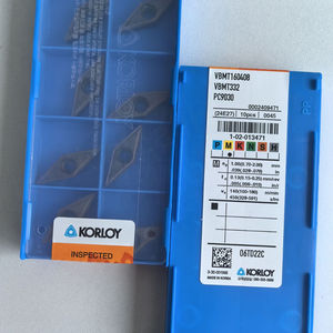 VBMT160408 PC9030 KORLOYS High Quality Tungsten Carbide Inserts 100% Original External Turning CNC <b>Lathe</b> Cutting <b>Tools</b> PVD Steel - Product Image 2