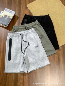 Nuovi <span class=keywords><strong>Pantaloncini</strong></span> Sportivi Casual da Uomo Estate 2024, 100% Cotone, Multicolore, in Velluto a Coste, con Zip Frontale Adesiva - Product Image 6