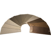 Peinture en poudre polyester thermodurcissable multi-couleurs à texture de fleur de tung, personnalisable, pour meubles de bateau, application par pulvérisation, directement de l'usine
