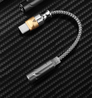 QKZ Adaptor Audio Tipe C Ke 3.5Mm HiFi DAC CX31993 Chip Kabel Audio Resolusi Tinggi Aksesori Telepon