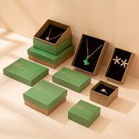 Boîte d'emballage en papier pour cadeaux électroniques de luxe en gros, personnalisée, avec couvercle orange, base supérieure et inférieure en carton rigide pour bijoux
