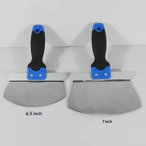 <span class=keywords><strong>Spatule</strong></span> manuelle DIY en acier inoxydable, ronde et à petit arc, pour <span class=keywords><strong>peintre</strong></span>, outil pour cloisons sèches avec fonctions d'angle, outil de coupe pour plâtrier - Product Image 2