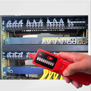 Digitaler Kabeltester Anti-Interferenz Netzwerkkabel-Prüfgerät PoE-<span class=keywords><strong>Finder</strong></span> 60V Brandschutz RJ45 RJ11 Kabelverfolgungsgerät - Product Image 5