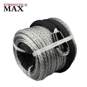 JINLI Gris Couleur Personnalisé Tressé 10mm X 28m 8000kgs Synthétique Treuil Corde avec Crochet pour Atv/utv - Product Image 4