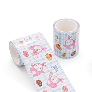 Logo personnalisé Journalisation Décoratif PVC Planificateur Autocollants UV Adhésif Vinyle Baiser Coupe Rouleau Pack <span class=keywords><strong>Mignon</strong></span> Autocollant Planificateur Organisation - Product Image 5