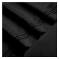 Parures de draps brodés 200 fils/cm² 4 pièces (drap-housse et drap plat) – Vente directe usine – Ensemble de literie pour appartement